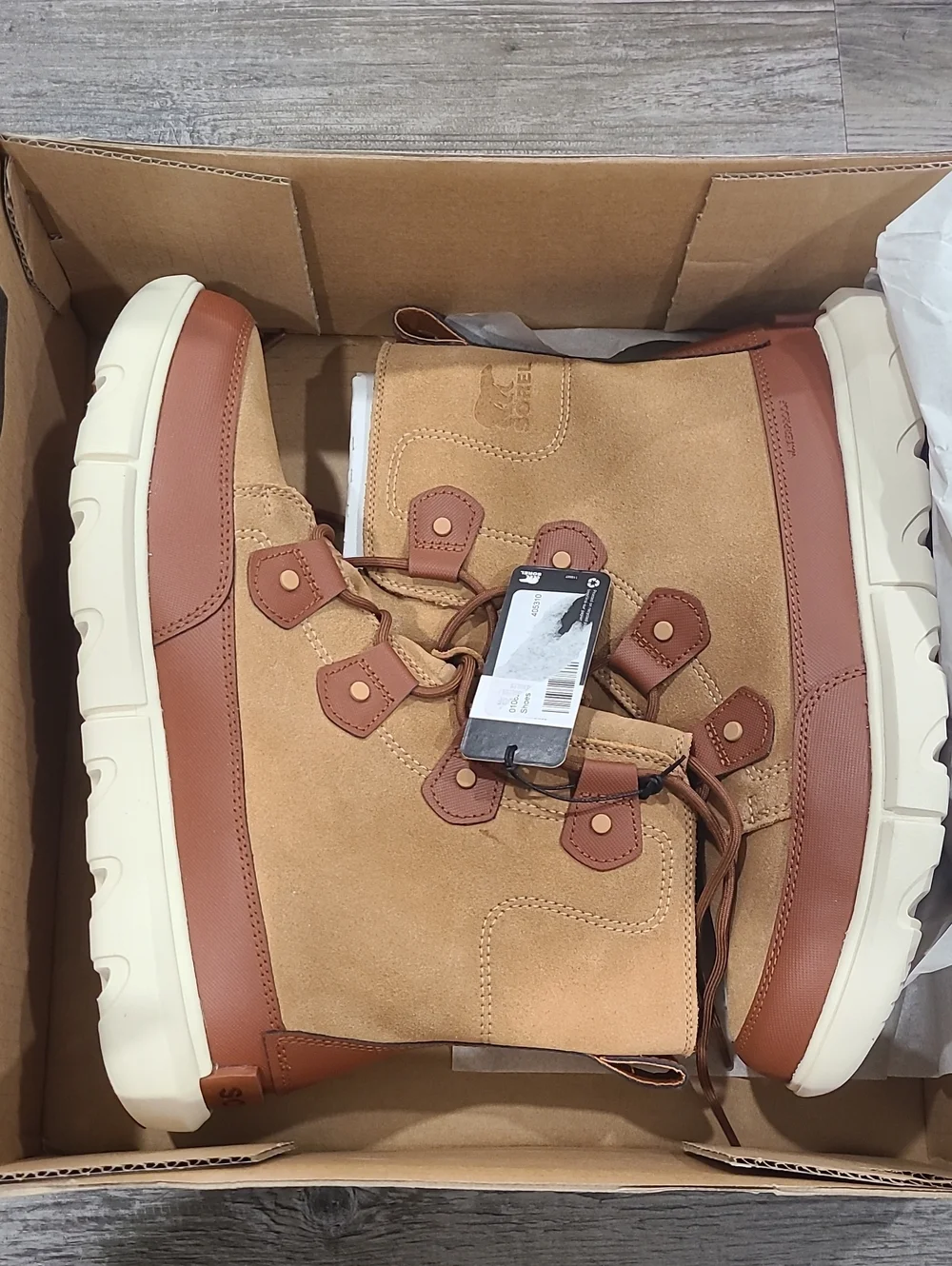 The Sorel Explorer Waterproof Boot - Mens, Wood, Tawny Buff, Size 10.5